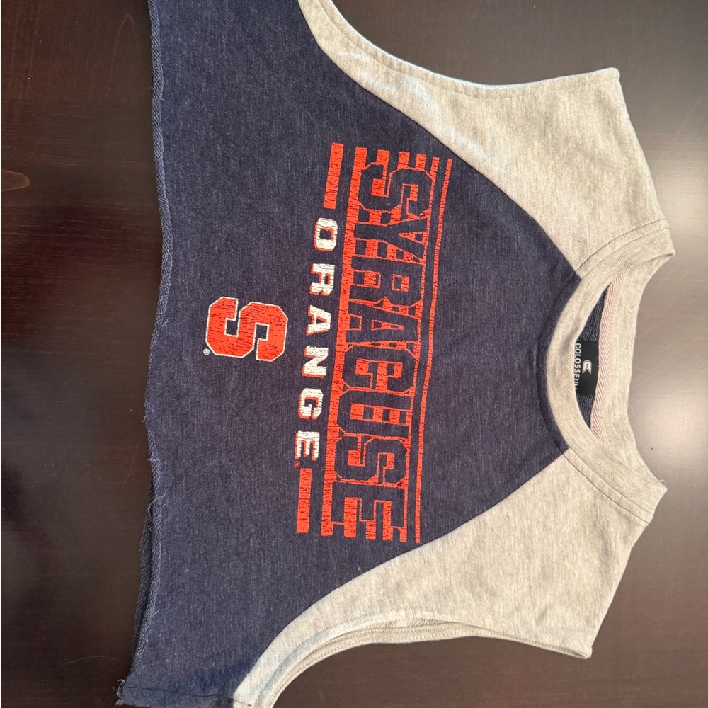Syracuse Orange Navy & Gray Tank Top